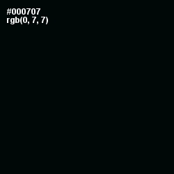 #000707 - Black Color Image