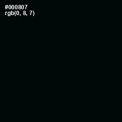 #000807 - Black Color Image
