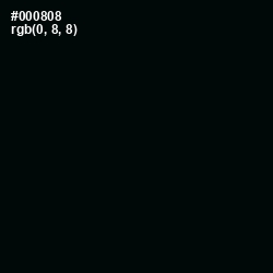 #000808 - Black Color Image