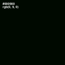 #000900 - Black Color Image