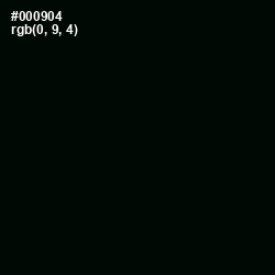 #000904 - Black Color Image