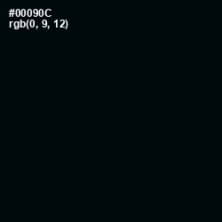 #00090C - Cod Gray Color Image