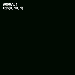 #000A01 - Black Color Image