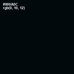 #000A0C - Cod Gray Color Image