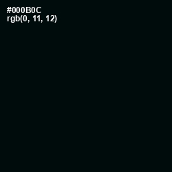 #000B0C - Cod Gray Color Image