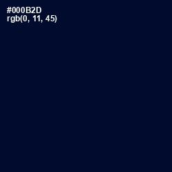 #000B2D - Midnight Color Image