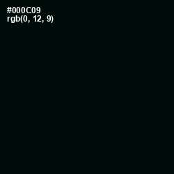 #000C09 - Cod Gray Color Image