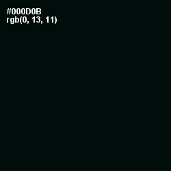 #000D0B - Cod Gray Color Image