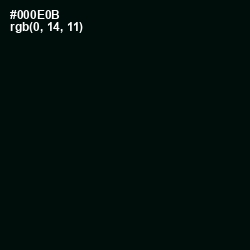 #000E0B - Cod Gray Color Image