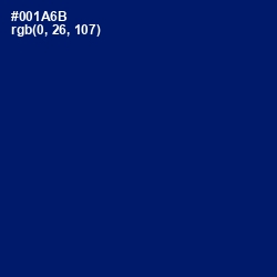 #001A6B - Arapawa Color Image