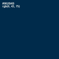 #002B4B - Blue Whale Color Image