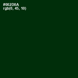 #002D0A - Deep Fir Color Image