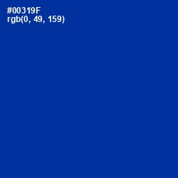 #00319F - Smalt Color Image