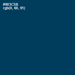 #003C5B - Tarawera Color Image