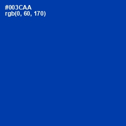 #003CAA - International Klein Blue Color Image