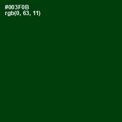 #003F0B - County Green Color Image