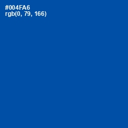#004FA6 - Cobalt Color Image