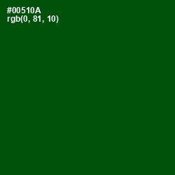 #00510A - Dark Fern Color Image