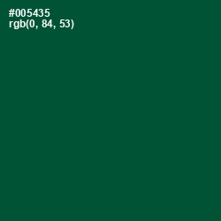 #005435 - Sherwood Green Color Image