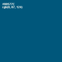 #00577C - Chathams Blue Color Image