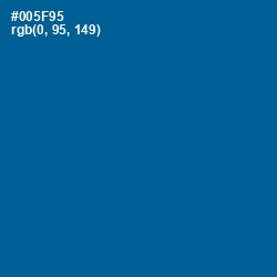 #005F95 - Venice Blue Color Image
