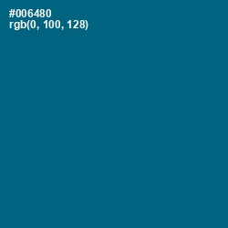 #006480 - Bahama Blue Color Image