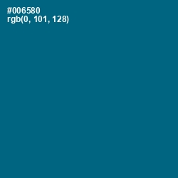 #006580 - Bahama Blue Color Image