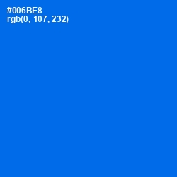 #006BE8 - Blue Ribbon Color Image