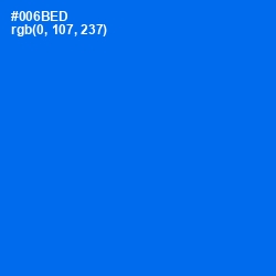 #006BED - Blue Ribbon Color Image