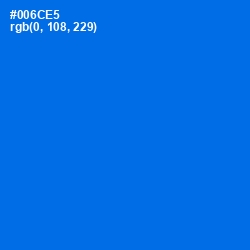 #006CE5 - Blue Ribbon Color Image