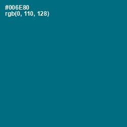 #006E80 - Blue Lagoon Color Image