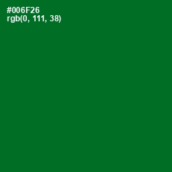 #006F26 - Fun Green Color Image