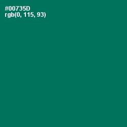 #00735D - Tropical Rain Forest Color Image