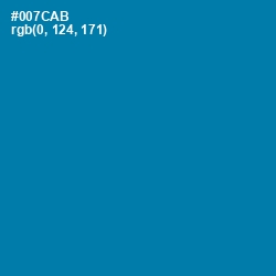 #007CAB - Deep Cerulean Color Image