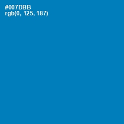 #007DBB - Deep Cerulean Color Image