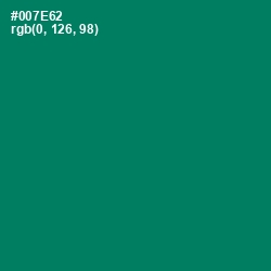 #007E62 - Pine Green Color Image