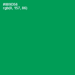 #009D56 - Green Haze Color Image