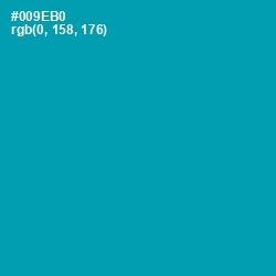 #009EB0 - Bondi Blue Color Image