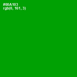 #00A103 - Forest Green Color Image