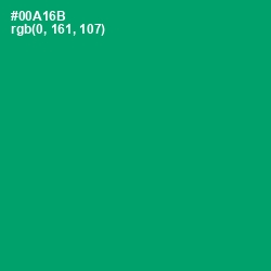 #00A16B - Green Haze Color Image