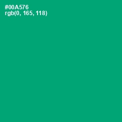 #00A576 - Jade Color Image