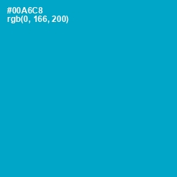 #00A6C8 - Cerulean Color Image