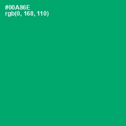 #00A86E - Jade Color Image