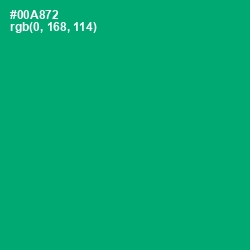 #00A872 - Jade Color Image