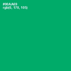 #00AA69 - Jade Color Image