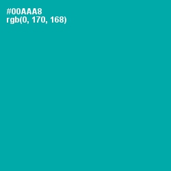 #00AAA8 - Persian Green Color Image
