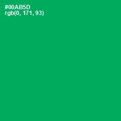 #00AB5D - Green Haze Color Image