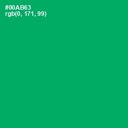 #00AB63 - Jade Color Image