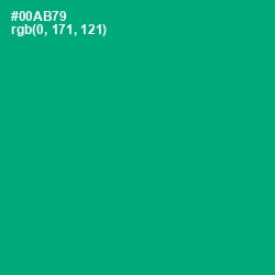 #00AB79 - Jade Color Image