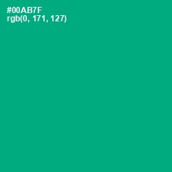 #00AB7F - Jade Color Image